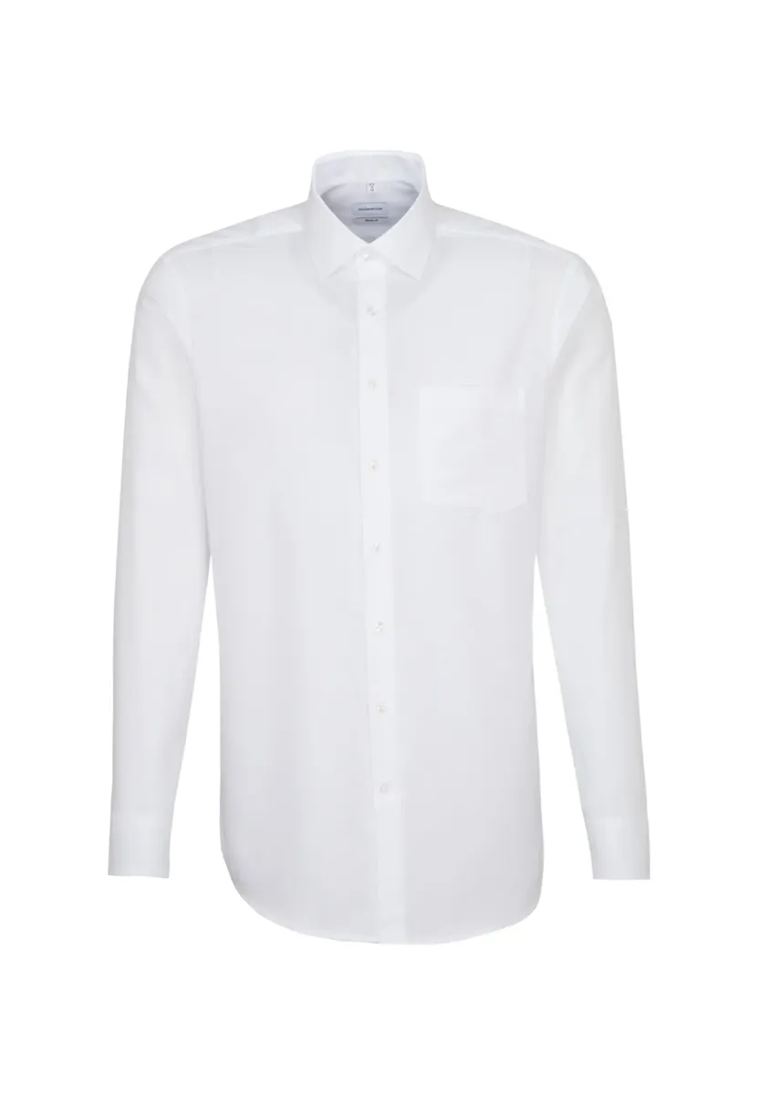 Деловая рубашка seidensticker "Regular", стандартные удлиненные рукава, простой воротник "Кент", белый
Деловая рубашка seidensticker "Regular", стандартные удлиненные рукава, простой воротник "Кент", белый