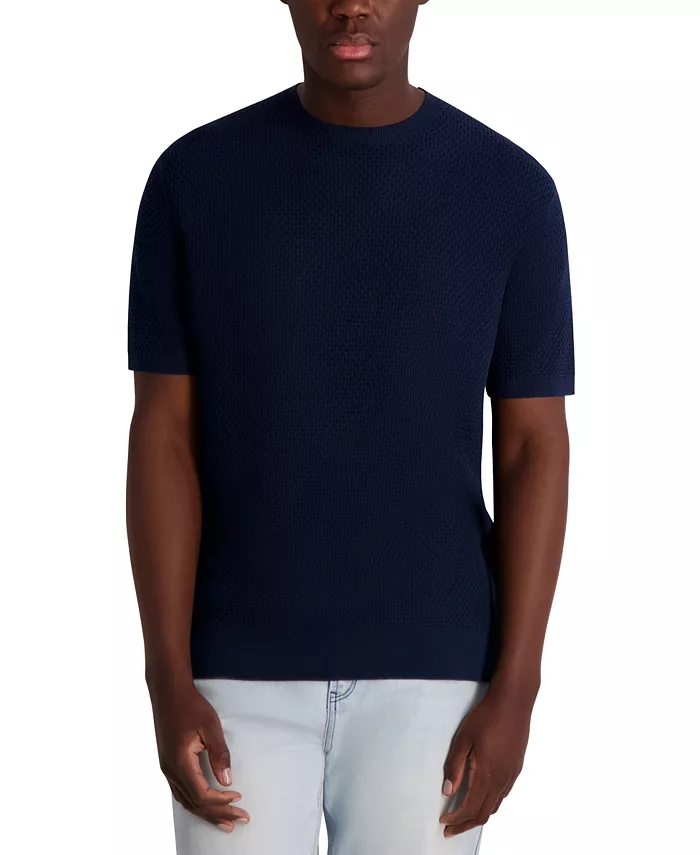 Мужская футболка с фактурной полоской KARL LAGERFELD PARIS, синий
Мужская футболка с фактурной полоской KARL LAGERFELD PARIS, синий