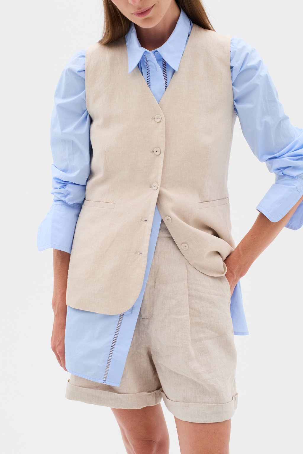 Шорты InWear, бежевый/меланж
Шорты InWear, бежевый/меланж