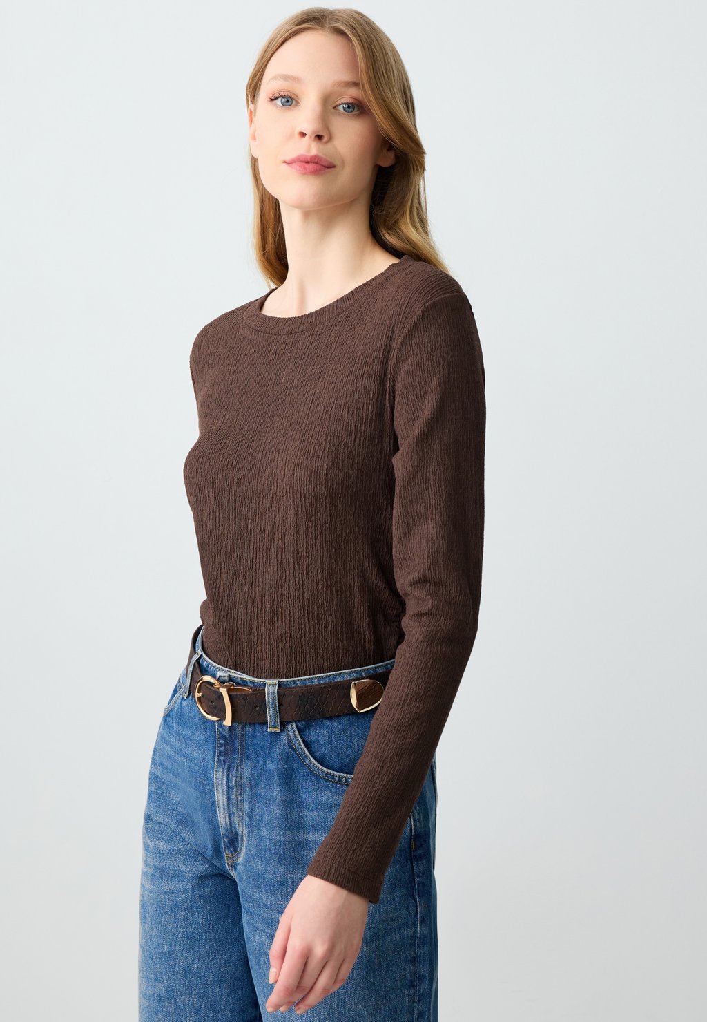 Топ с длинными рукавами CREW NECK LONG SLEEVE STRAIGHT CUT Jimmy Key, цвет Bitter Beown
Топ с длинными рукавами CREW NECK LONG SLEEVE STRAIGHT CUT Jimmy Key, цвет Bitter Beown