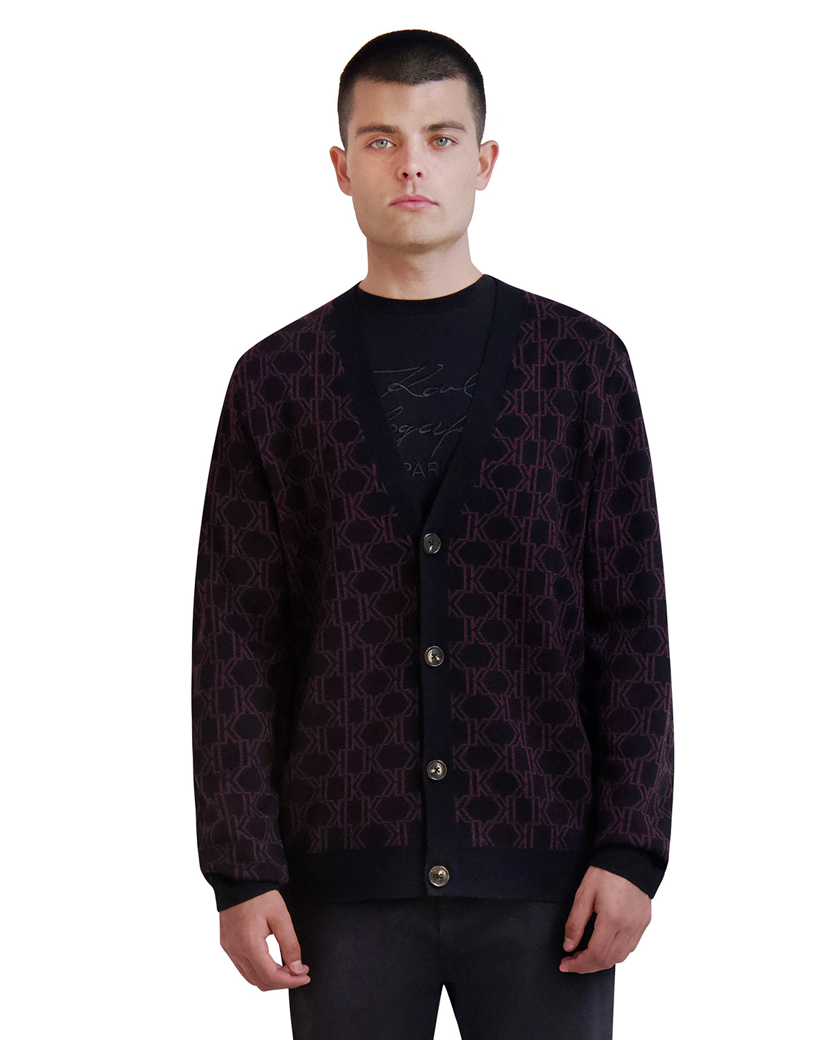 Кардиган с монограммой kl KARL LAGERFELD PARIS, цвет Wine
Кардиган с монограммой kl KARL LAGERFELD PARIS, цвет Wine