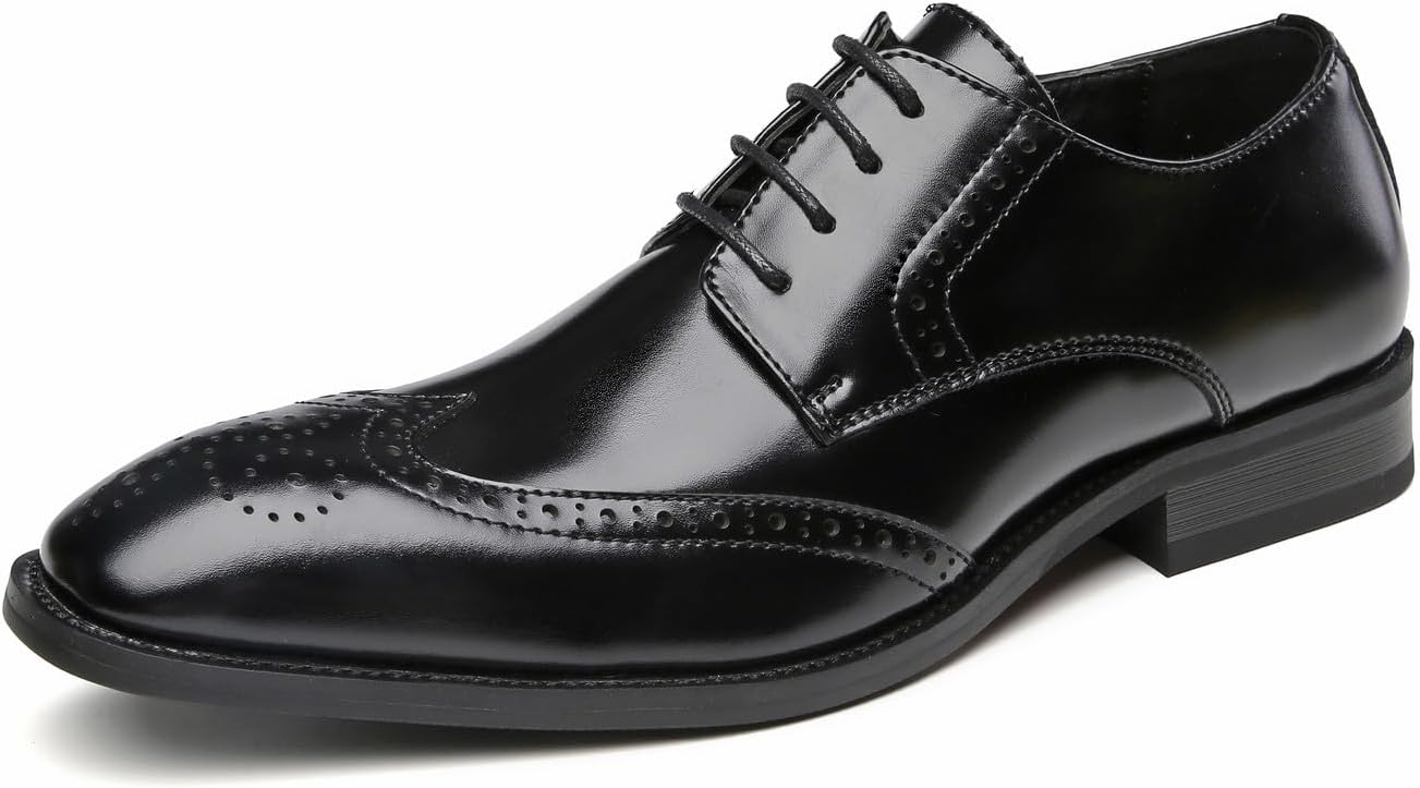 Мужские оксфорды, формальные кожаные туфли для свадьбы, смокинга, дерби, модная повседневная обувь для мужчин Santimon, черный
Мужские оксфорды, формальные кожаные туфли для свадьбы, смокинга, дерби, модная повседневная обувь для мужчин Santimon, черный