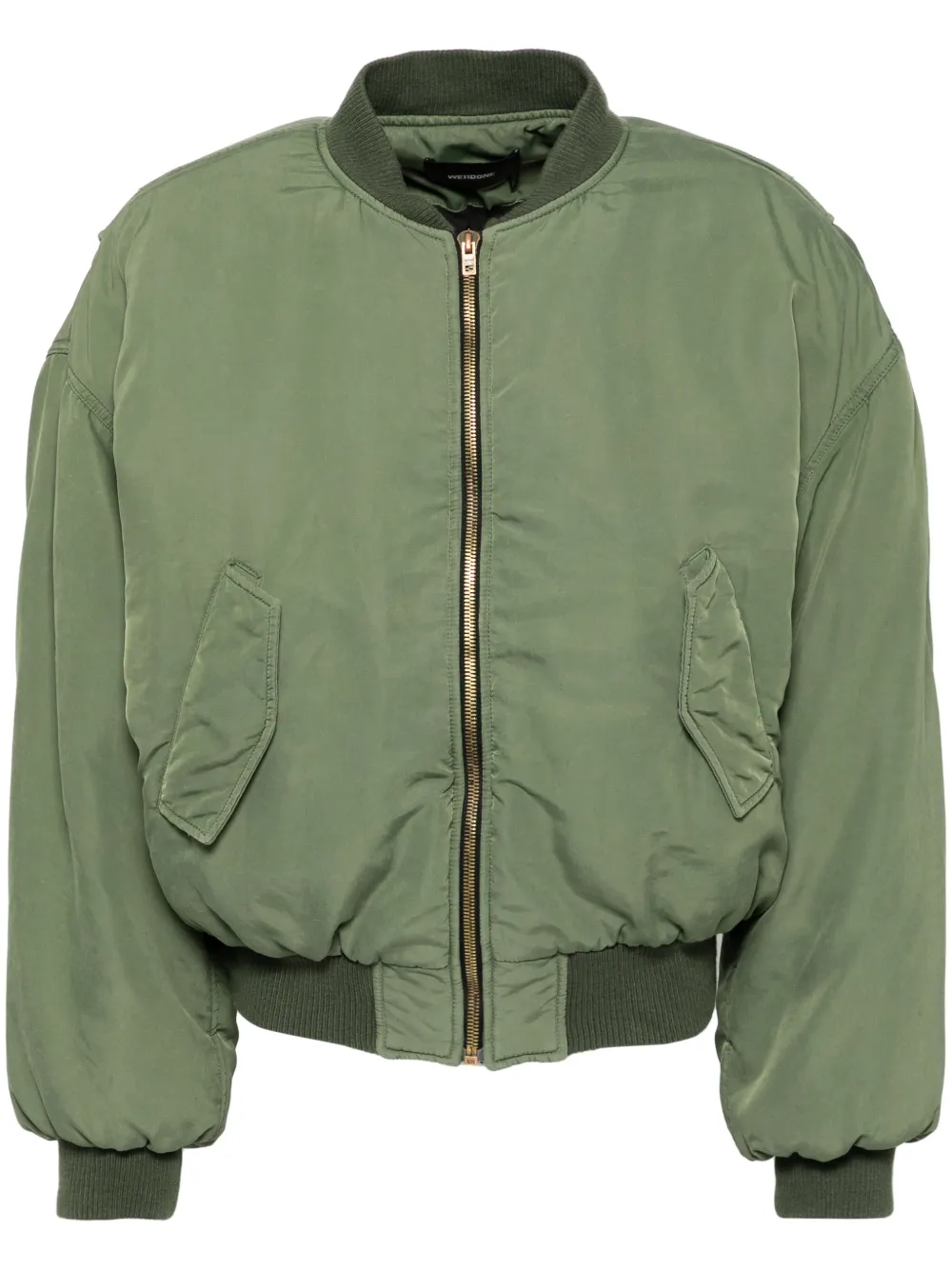 Бомбер-пуховик We11done, зеленый
Бомбер-пуховик We11done, зеленый