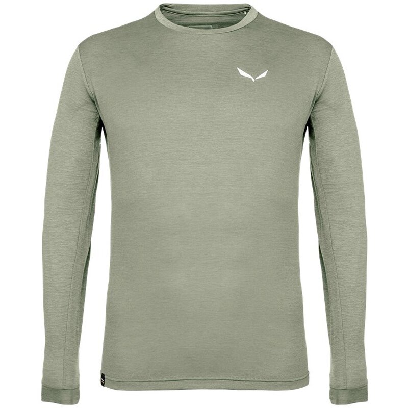 Shirt puez melange dry ml/s tee Salewa, цвет shadow melange 5135
Shirt puez melange dry ml/s tee Salewa, цвет shadow melange 5135