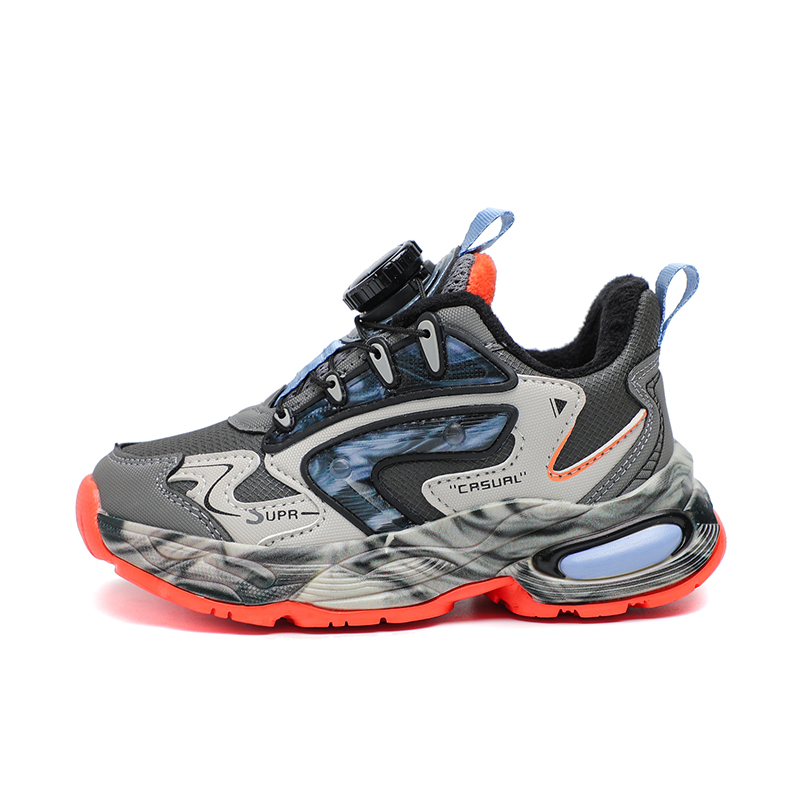 Детские кроссовки с низким верхом и амортизацией, износостойкие KINDDOG, серый/оранжевый
Детские кроссовки с низким верхом и амортизацией, износостойкие KINDDOG, серый/оранжевый