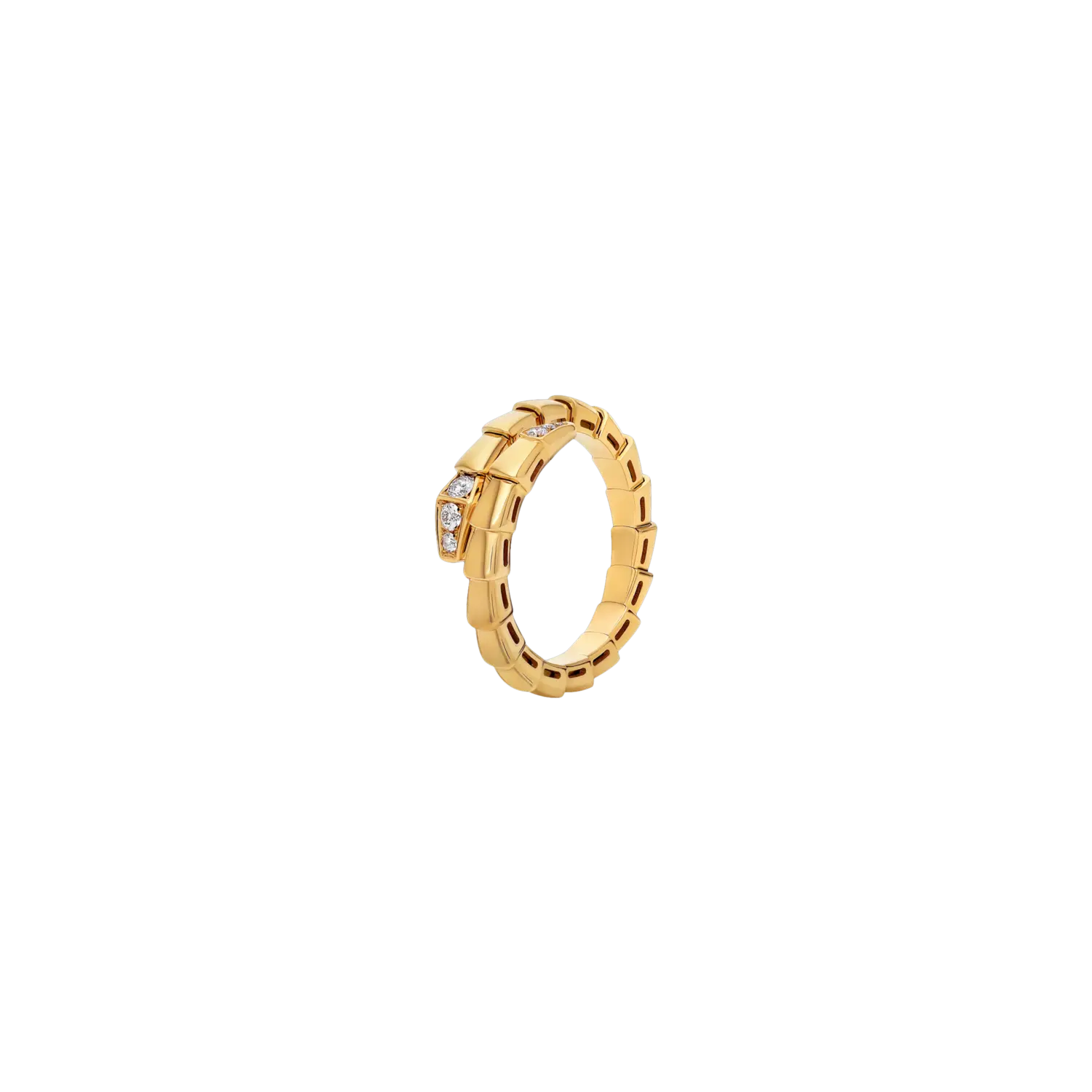 Кольцо Bulgari Viper в форме змеи из желтого золота с бриллиантами
Кольцо Bulgari Viper в форме змеи из желтого золота с бриллиантами