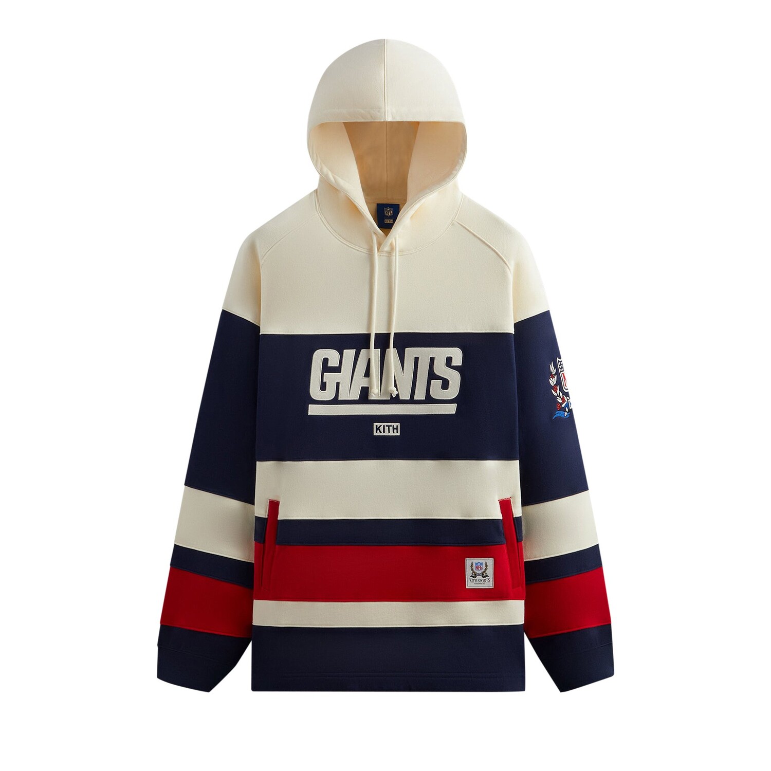 Kith For The NFL: хоккейная толстовка Giants Delk History
Kith For The NFL: хоккейная толстовка Giants Delk History