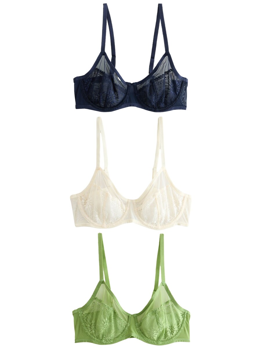 Бюстгальтер-бралетт Next, цвет marine blue/Green/White
Бюстгальтер-бралетт Next, цвет marine blue/Green/White