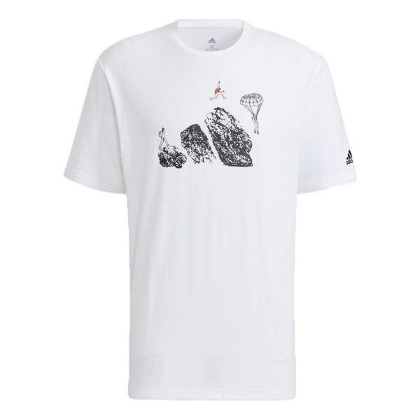 Футболка jump gfx ss t cartoon pattern printing sports short sleeve white Adidas, белый
Футболка jump gfx ss t cartoon pattern printing sports short sleeve white Adidas, белый