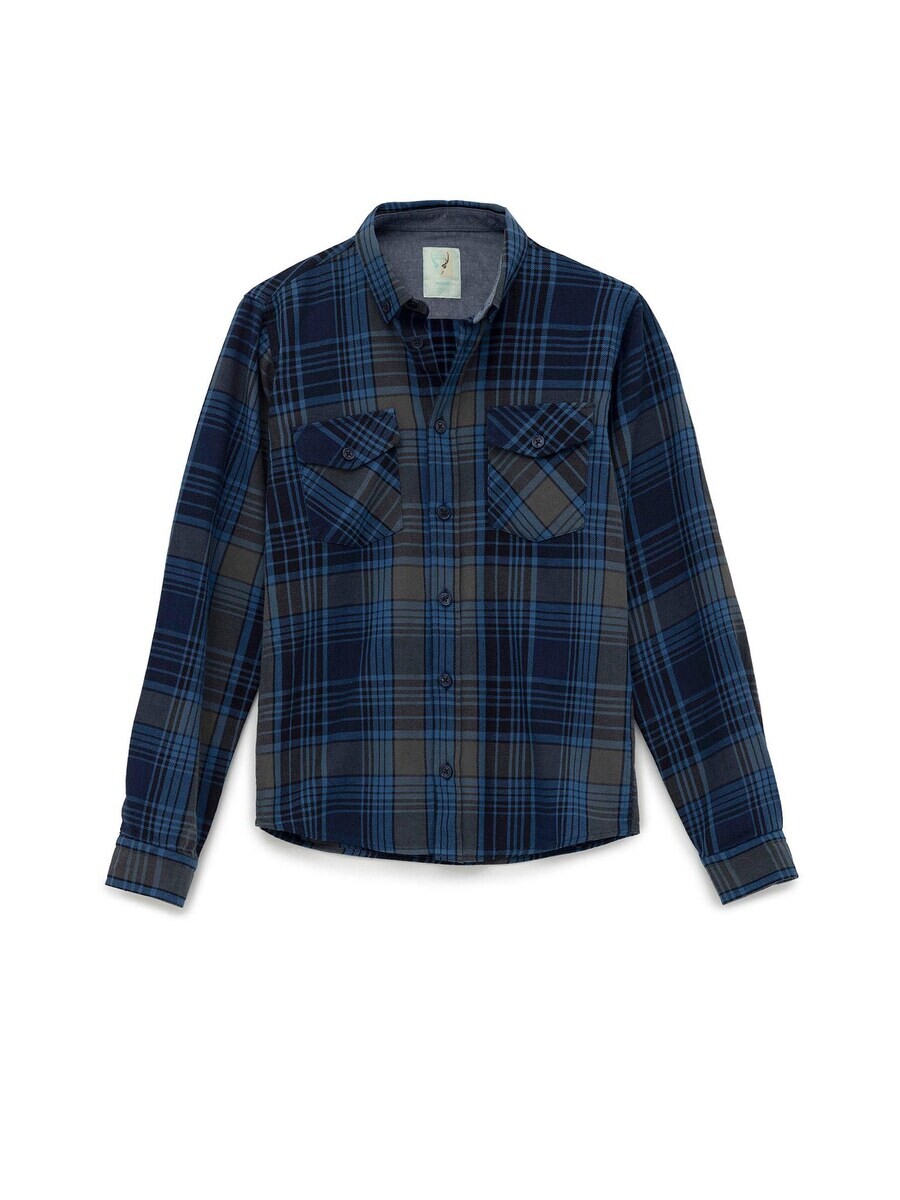 Рубашка By Diess Collection Regular fit Button Up, синий 
Рубашка By Diess Collection Regular fit Button Up, синий