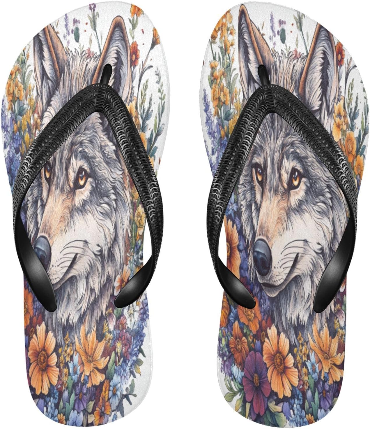 Женские и мужские пляжные шлепанцы Floral Wolf белого цвета, резиновые, нескользящие, летние тапочки, сандалии для душа и прогулки Sinestour
Женские и мужские пляжные шлепанцы Floral Wolf белого цвета, резиновые, нескользящие, летние тапочки, сандалии для душа и прогулки Sinestour