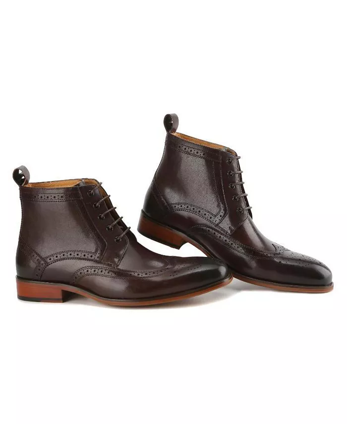 Мужские ручной работы брогированные кожаные шнурованные ботинки Gino Vitale, коричневый
Мужские ручной работы брогированные кожаные шнурованные ботинки Gino Vitale, коричневый