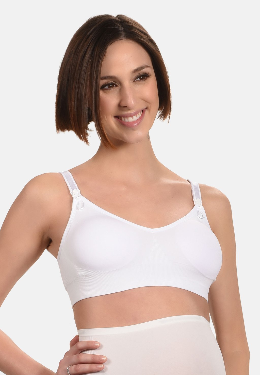 Бюстгальтер NON-WIRED BREASTFEEDING Mamsy, белый
Бюстгальтер NON-WIRED BREASTFEEDING Mamsy, белый