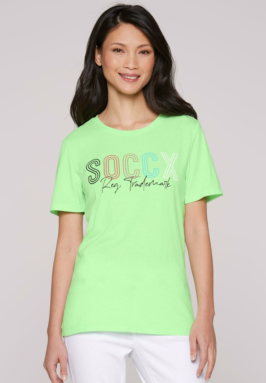 Футболка с принтом Soccx, зеленый
Футболка с принтом Soccx, зеленый