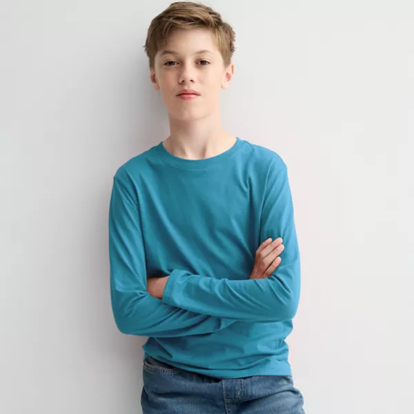 Мальчиковая повседневная футболка с длинным рукавом 8-20 Sonoma Goods For Life, цвет lifestyle blue
Мальчиковая повседневная футболка с длинным рукавом 8-20 Sonoma Goods For Life, цвет lifestyle blue