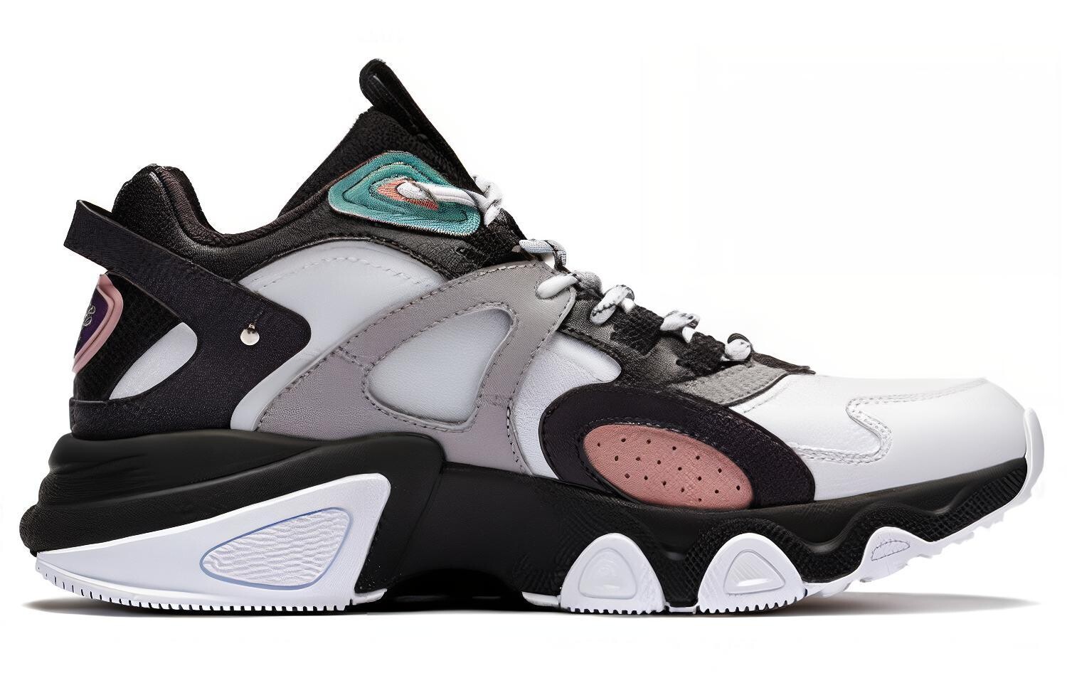 Кроссовки мужские толстые низкие черный/белый/серый 361° 
Кроссовки мужские толстые низкие черный/белый/серый 361°