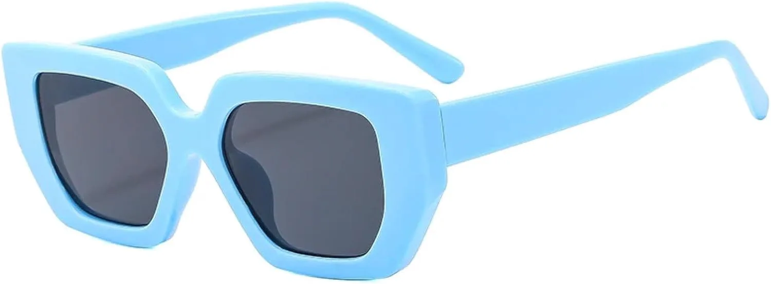 Солнцезащитные очки с защитой от УФ-излучения UV400 | Толстая оправа | Для женщин и мужчин | Для занятий спортом на открытом воздухе и вождения DSVIGF, Blue
Солнцезащитные очки с защитой от УФ-излучения UV400 | Толстая оправа | Для женщин и мужчин | Для занятий спортом на открытом воздухе и вождения DSVIGF, Blue