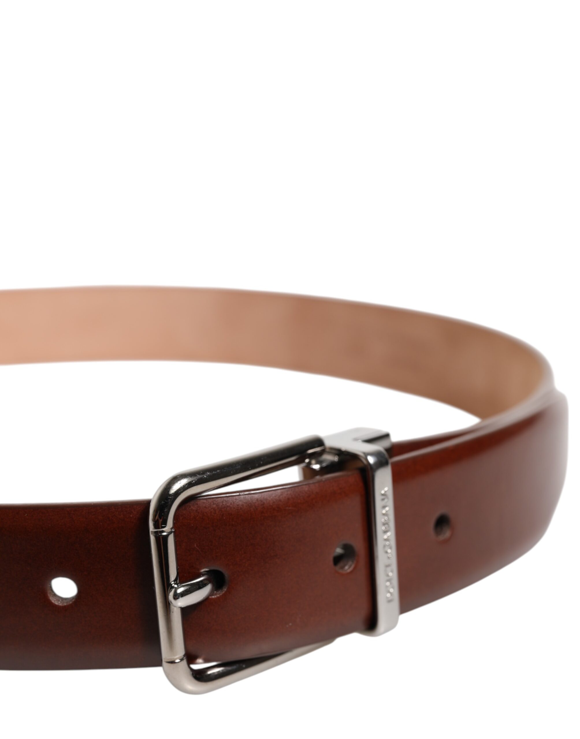 Коричневый классический ремень из телячьей кожи с серебряной пряжкой Dolce & Gabbana, Brown
Коричневый классический ремень из телячьей кожи с серебряной пряжкой Dolce & Gabbana, Brown