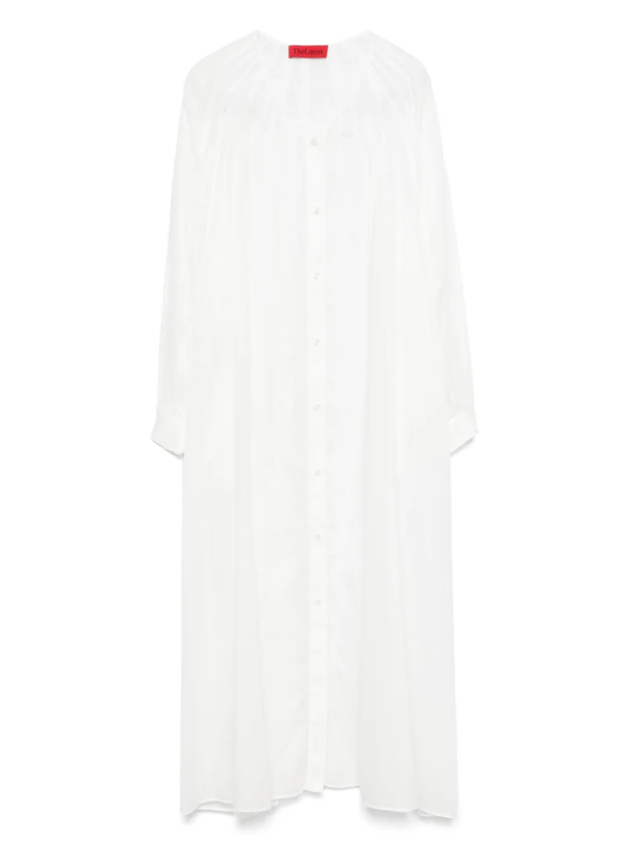 Платье-рубашка длины миди THELATEST, белый
Платье-рубашка длины миди THELATEST, белый