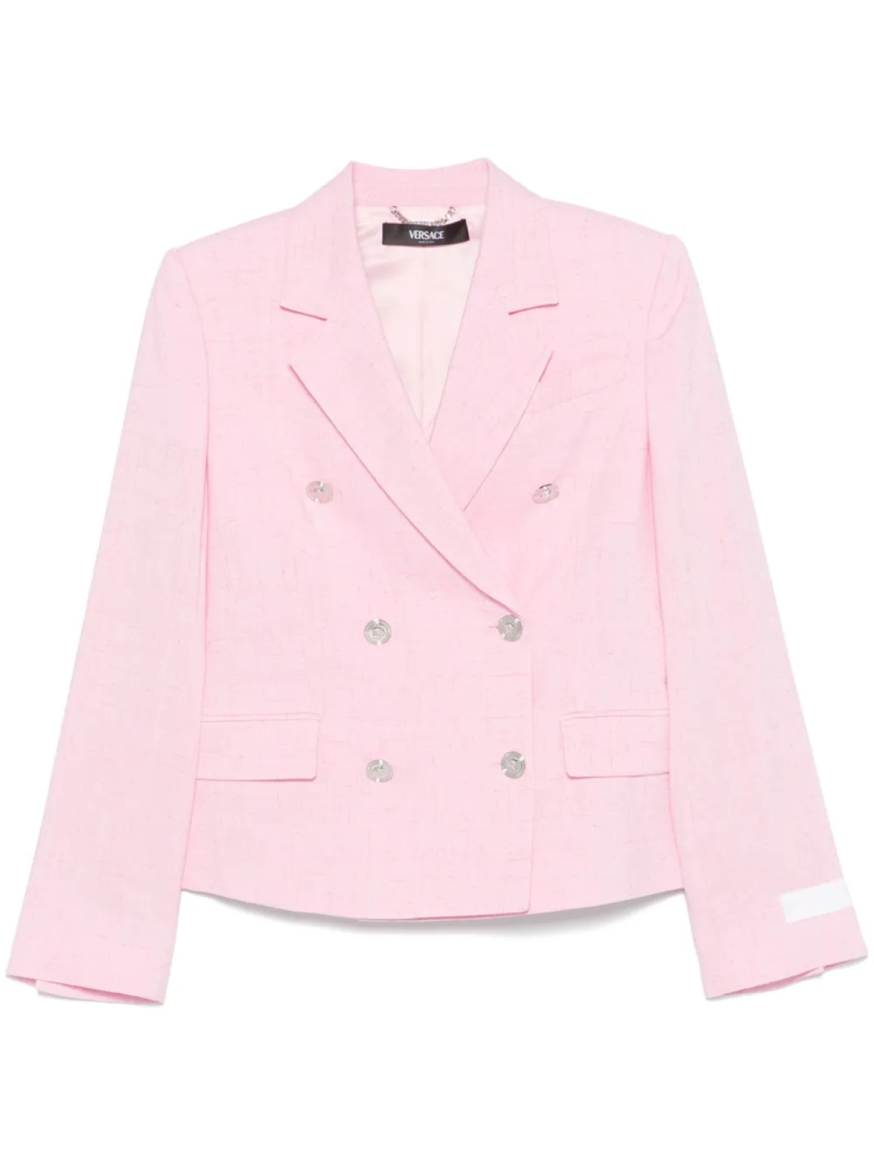 Versace двубортный блейзер, розовый
Versace двубортный блейзер, розовый