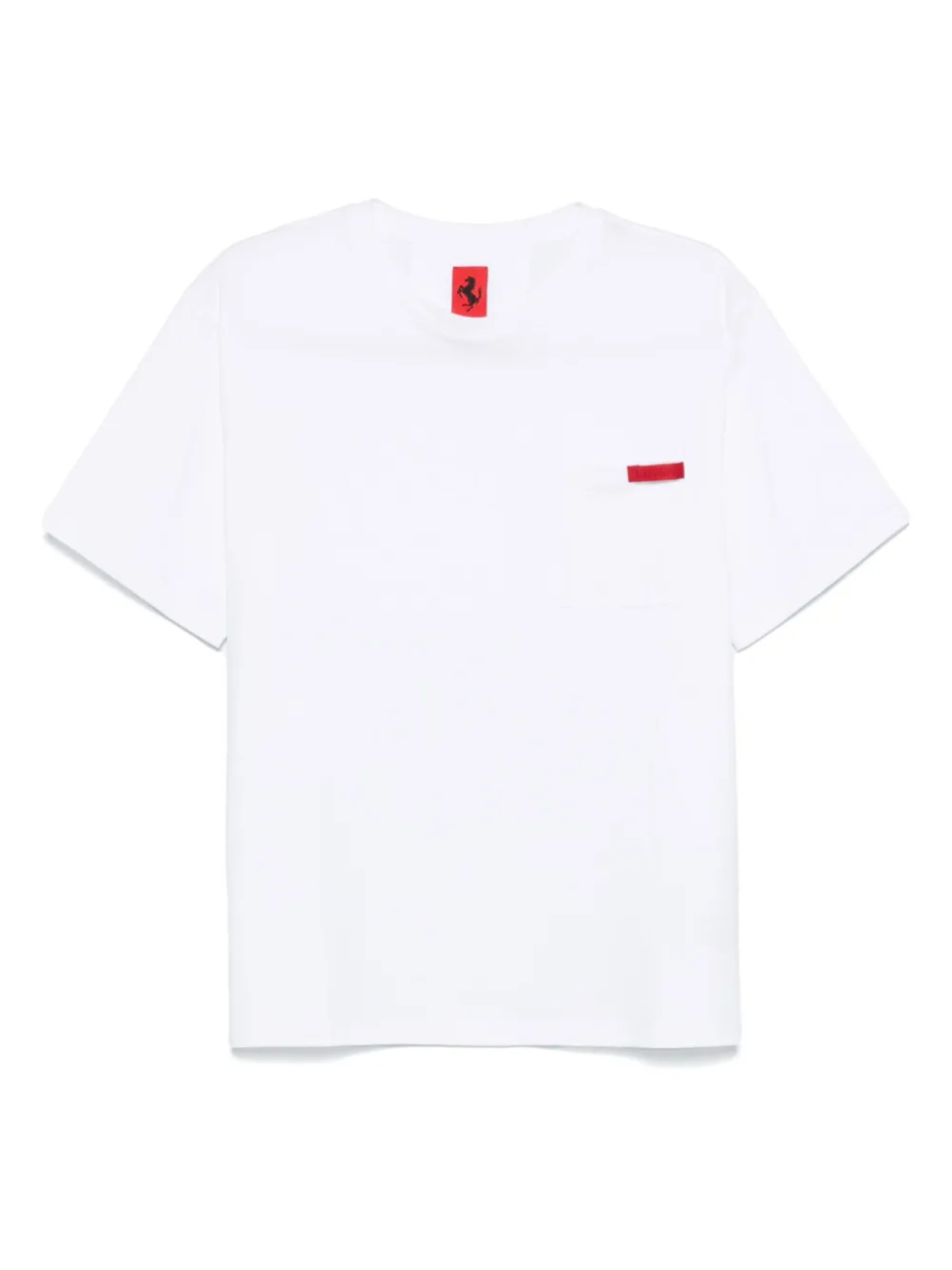Футболка из хлопка с накладным карманом Ferrari, белый
Футболка из хлопка с накладным карманом Ferrari, белый