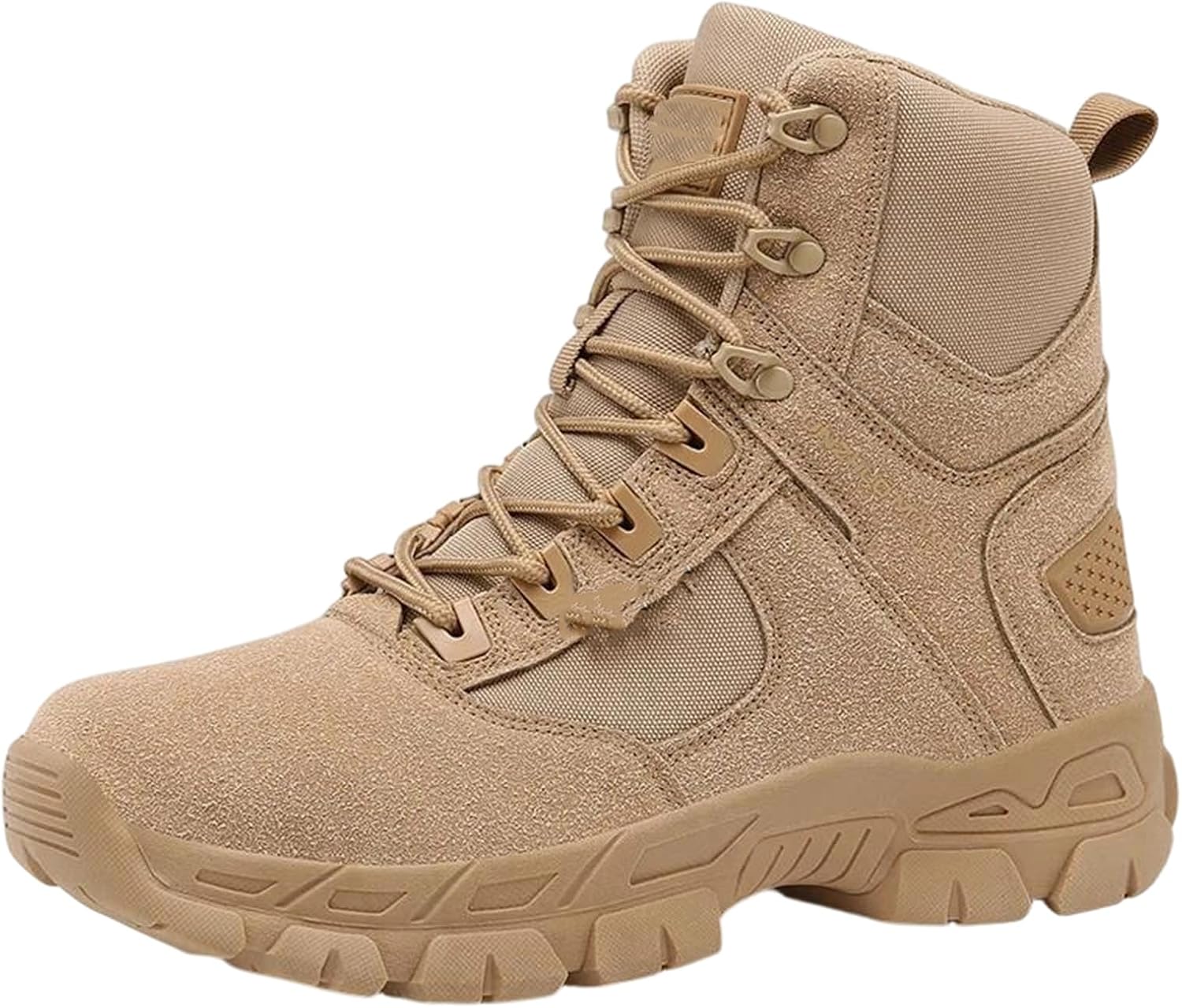 Мужские водонепроницаемые боевые ботинки Alloaone, противоскользящие, для занятий на открытом воздухе, тактические военные ботинки для работы, бежевый
Мужские водонепроницаемые боевые ботинки Alloaone, противоскользящие, для занятий на открытом воздухе, тактические военные ботинки для работы, бежевый