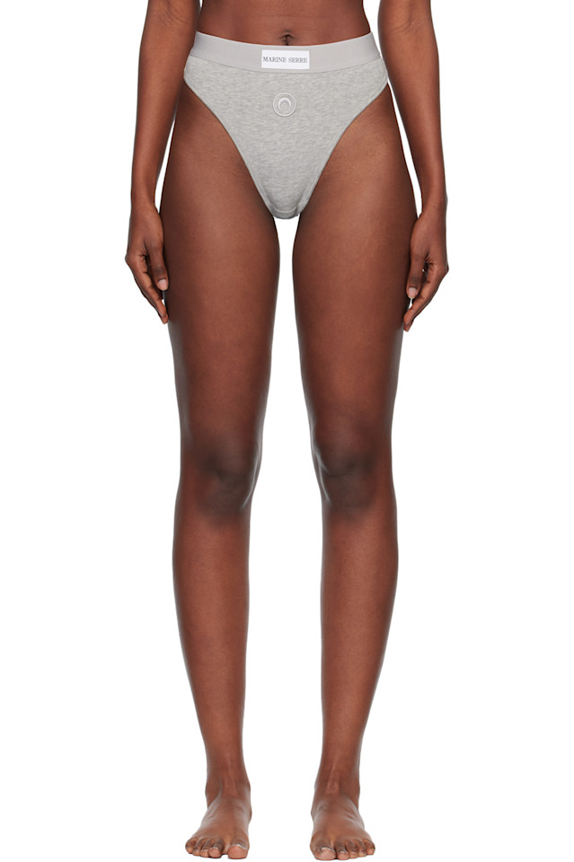 Marine Serre Трусы с высокой талией из эластичного трикотажа с логотипом «Серая луна»
Marine Serre Трусы с высокой талией из эластичного трикотажа с логотипом «Серая луна»