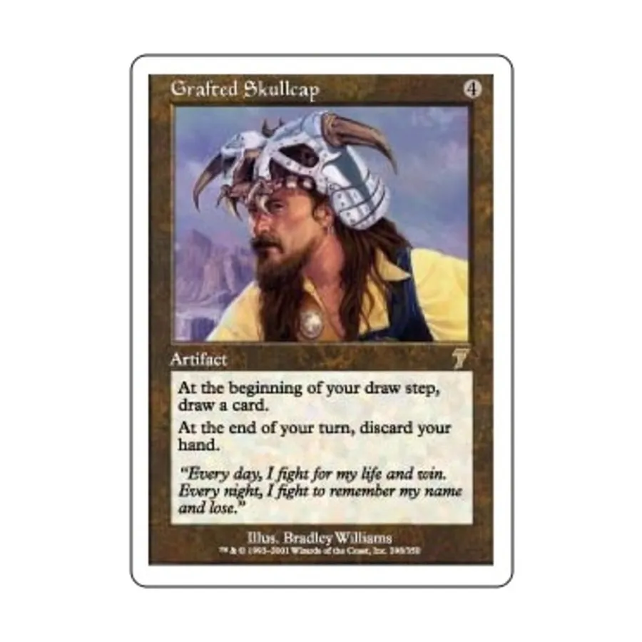 CCG Привитая тюбетейка (клавиша R), MTG - 7th Edition
CCG Привитая тюбетейка (клавиша R), MTG - 7th Edition