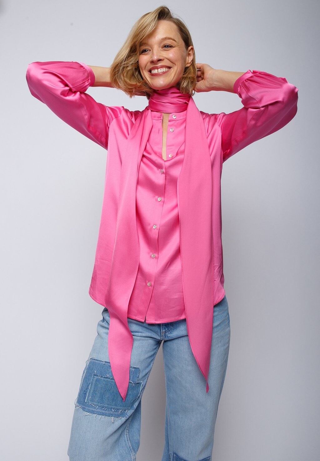 Рубашка-блузка Emily van den Bergh, розовый
Рубашка-блузка Emily van den Bergh, розовый