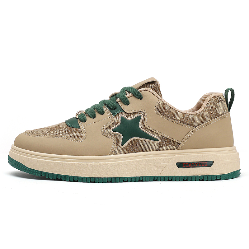 SENGUIBUCK Износостойкие низкие кроссовки для скейтбординга мужские beige green
SENGUIBUCK Износостойкие низкие кроссовки для скейтбординга мужские beige green