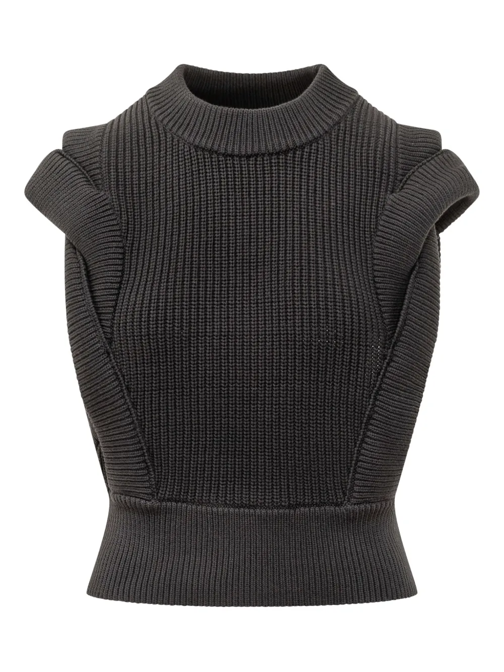 Трикотажный топ с оборками IRO, черный
Трикотажный топ с оборками IRO, черный