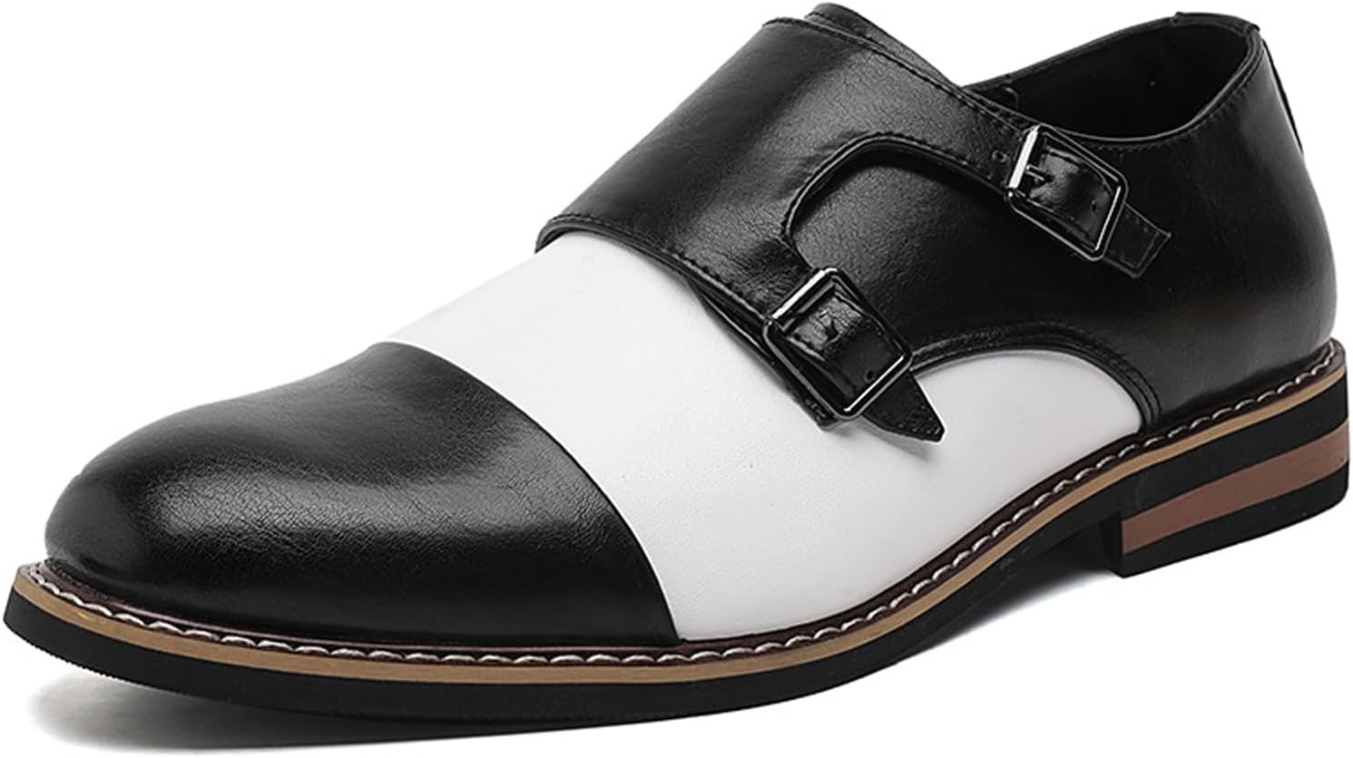 Мужские двухрядные лоферы на массивном каблуке с пенни, ретро с круглым носком, грубым каблуком, деловые офисные туфли без шнуровки Fifilapin, черный
Мужские двухрядные лоферы на массивном каблуке с пенни, ретро с круглым носком, грубым каблуком, деловые офисные туфли без шнуровки Fifilapin, черный