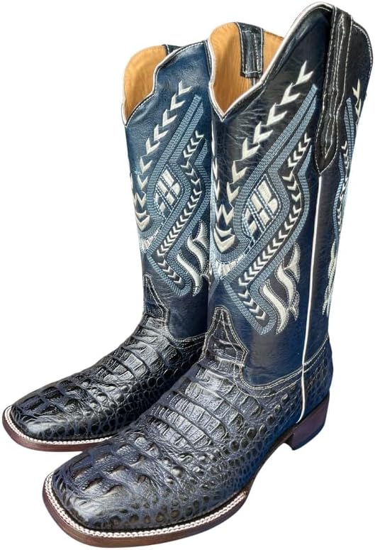 Мужские ковбойские сапоги GadwallAR с экзотическим узором, кожаные, серии Alex с рисунком под змею, каймана и страуса, с квадратным носком, слипон, синий
Мужские ковбойские сапоги GadwallAR с экзотическим узором, кожаные, серии Alex с рисунком под змею, каймана и страуса, с квадратным носком, слипон, синий