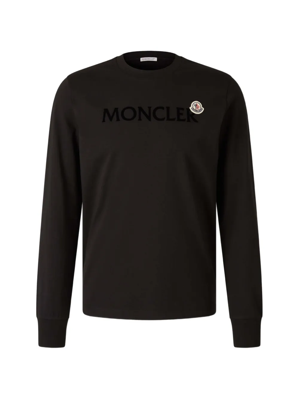 Свитшот с длинными рукавами и логотипной нашивкой Moncler, черный
Свитшот с длинными рукавами и логотипной нашивкой Moncler, черный