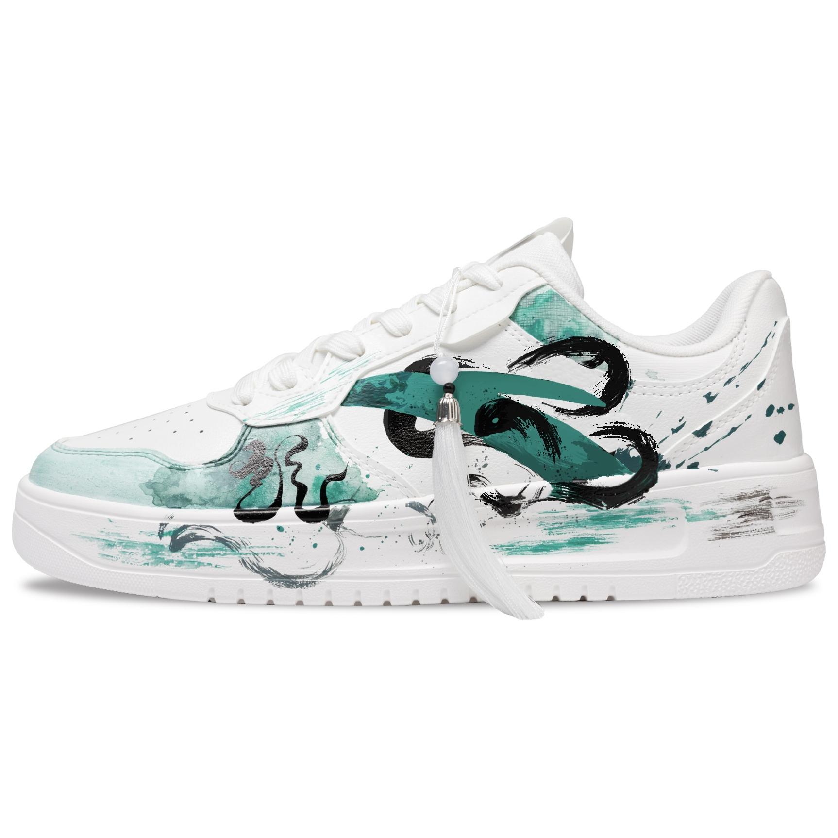 ANTA Кроссовки для скейтбординга Life Collection с противоскользящей амортизацией, износостойкие, низкие, мужские, белые, зеленые
ANTA Кроссовки для скейтбординга Life Collection с противоскользящей амортизацией, износостойкие, низкие, мужские, белые, зеленые