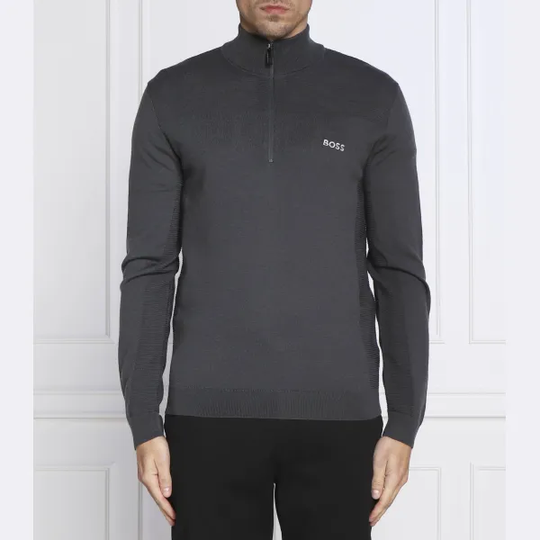 Шерстяной свитер прямого кроя Zomat Boss, черный
Шерстяной свитер прямого кроя Zomat Boss, черный