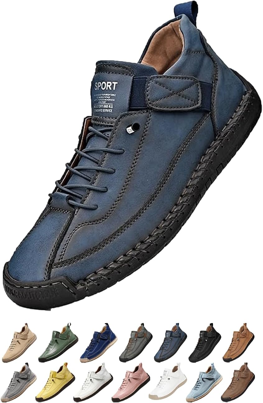 Удобные ортопедические кроссовки, регулируемые кожаные кроссовки, легкие повседневные лоферы с противоскользящей подошвой Generic, синий
Удобные ортопедические кроссовки, регулируемые кожаные кроссовки, легкие повседневные лоферы с противоскользящей подошвой Generic, синий