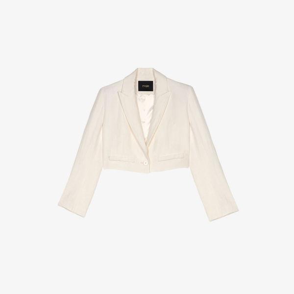 Жакет короткий Maje с острыми лацканами, экрю
Жакет короткий Maje с острыми лацканами, экрю