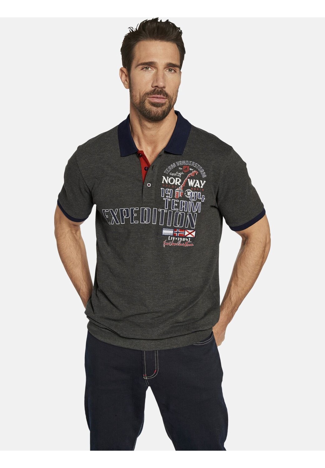 Рубашка-поло ERLING JAN VANDERSTORM, темно-серый
Рубашка-поло ERLING JAN VANDERSTORM, темно-серый