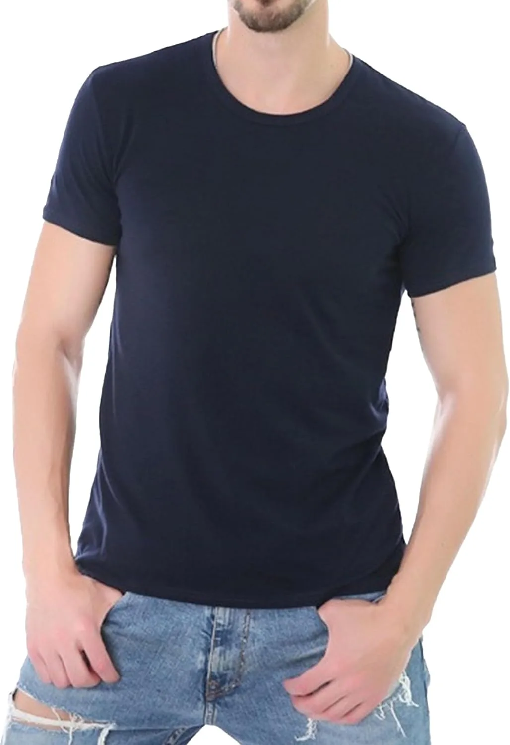 Мужская футболка из мягкого хлопка Stay Tucked, Casual, Slim Fit, короткий рукав, V-образный/круглый вырез
Мужская футболка из мягкого хлопка Stay Tucked, Casual, Slim Fit, короткий рукав, V-образный/круглый вырез