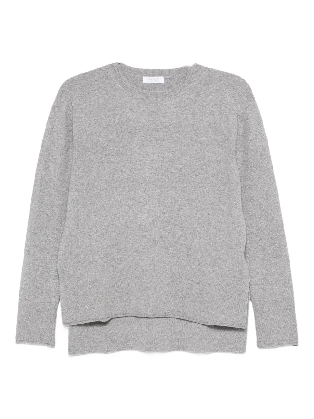 Свитер с круглым вырезом Barba, серый 
Свитер с круглым вырезом Barba, серый