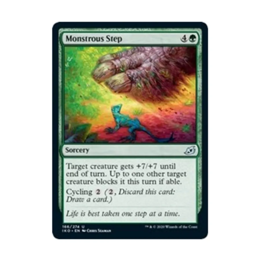 CCG Чудовищный шаг (U), MTG - Ikoria - Lair of Behemoths
CCG Чудовищный шаг (U), MTG - Ikoria - Lair of Behemoths