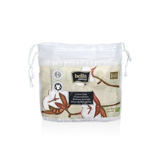 Ватные палочки Bella Cotton BIO, 160 шт. Bella
Ватные палочки Bella Cotton BIO, 160 шт. Bella