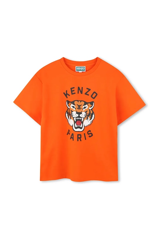 Детская хлопковая футболка Kenzo Kids, оранжевый
Детская хлопковая футболка Kenzo Kids, оранжевый