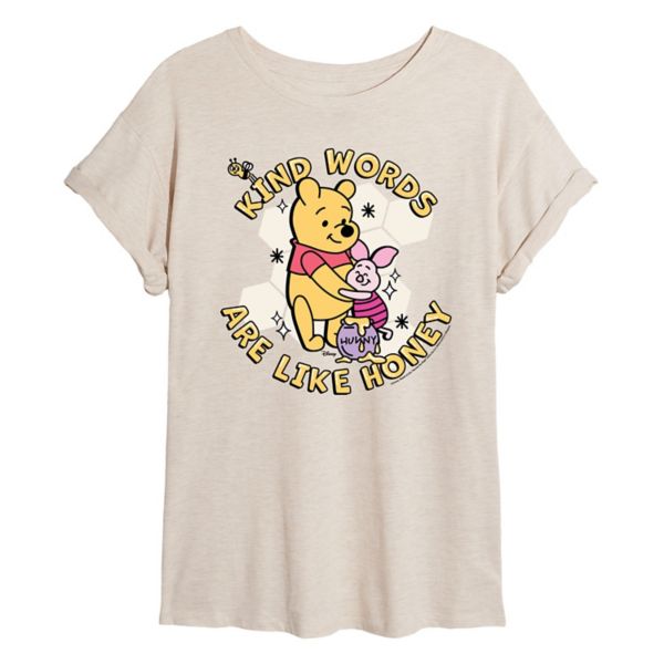 Футболка оверсайз для малышей "Винни-пух и Пятачок: добрые слова слаще меда" Disney, бежевый
Футболка оверсайз для малышей "Винни-пух и Пятачок: добрые слова слаще меда" Disney, бежевый