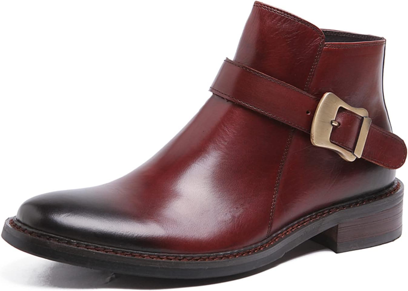 Ботинки Santimon Mens Chelsea Boos с молнией, повседневные, из натуральной кожи, до щиколотки, для свадеб, выпускных, смокинга, деловые с пряжкой, монашеские, чукка, красный
Ботинки Santimon Mens Chelsea Boos с молнией, повседневные, из натуральной кожи, до щиколотки, для свадеб, выпускных, смокинга, деловые с пряжкой, монашеские, чукка, красный