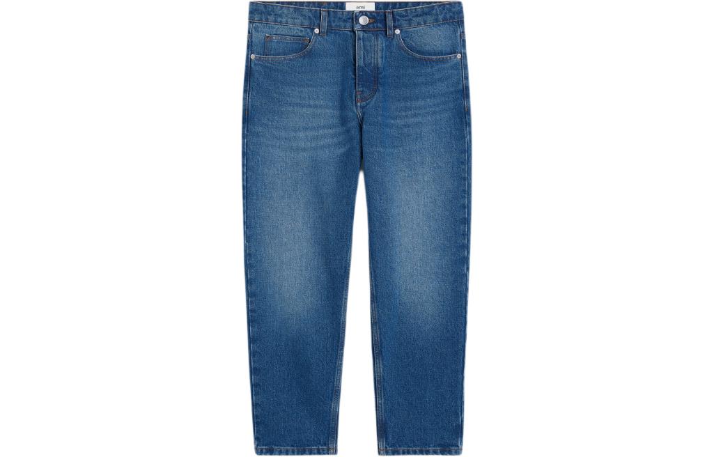 Джинсы Ami Straight Leg AMIPARIS, синие
Джинсы Ami Straight Leg AMIPARIS, синие