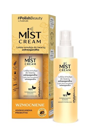 Укрепляющая легкая эмульсия для лица Ashwagandha 110мл Flos Lek Mist Cream, FLOS-LEK
Укрепляющая легкая эмульсия для лица Ashwagandha 110мл Flos Lek Mist Cream, FLOS-LEK