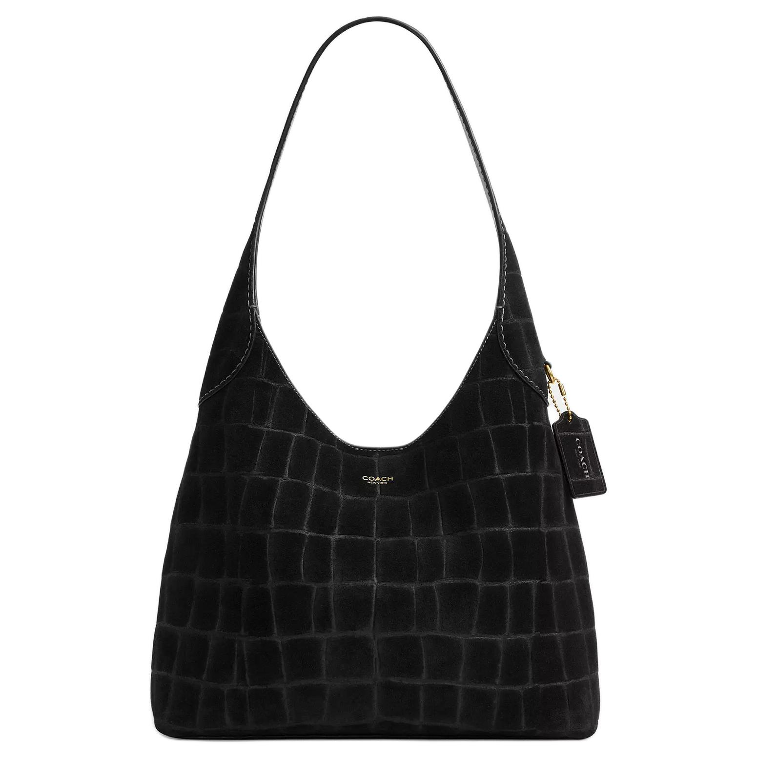 COACH Бруклинская замшевая сумка через плечо Medium Women's Black
COACH Бруклинская замшевая сумка через плечо Medium Women's Black