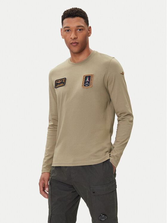 Лонгслив regular fit 252TS2488UJ00710 Aeronautica Militare, хаки
Лонгслив regular fit 252TS2488UJ00710 Aeronautica Militare, хаки